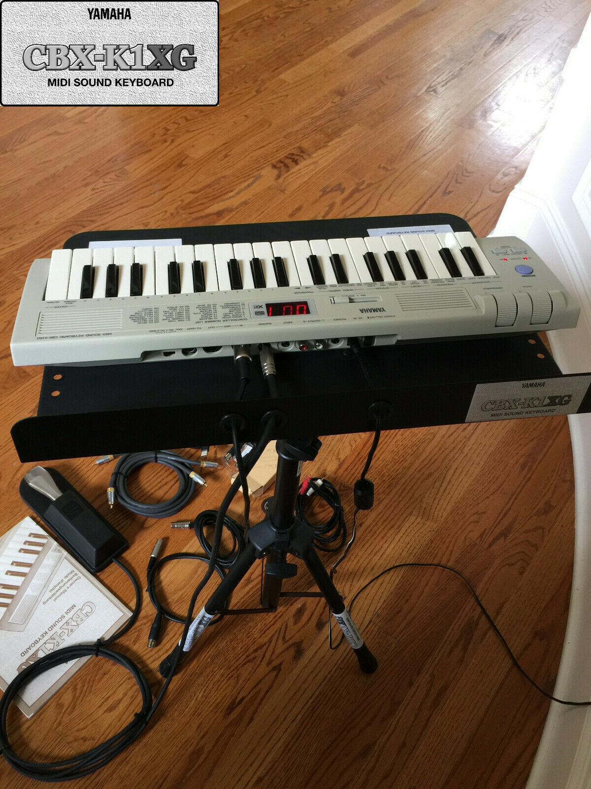 Yamaha CBX-K1XG MIDI Controller/Sound Keyboard, stand, sustain pedal, MIDI-USB - Fresh Stock Dated December 2025