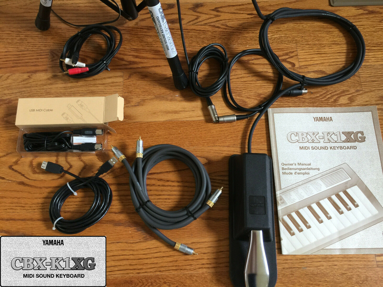 Yamaha CBX-K1XG MIDI Controller/Sound Keyboard, stand, sustain pedal, MIDI-USB - Fresh Stock Dated December 2025