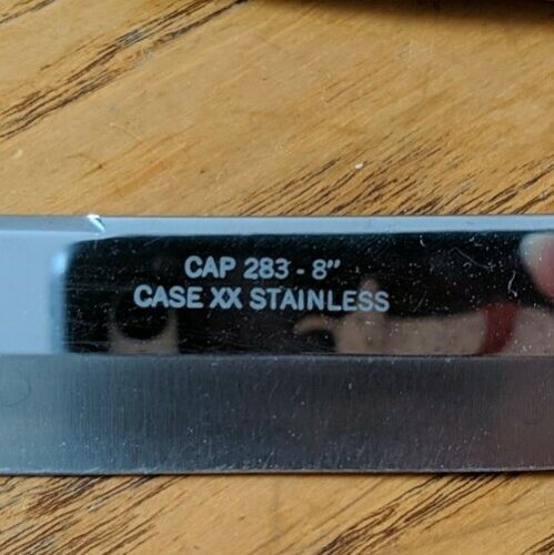 Vintage Case XX 4 Piece Carving Knife Set: Knives, Fork and Storage Tray  Wooden - Fresh Stock Dated January 2026