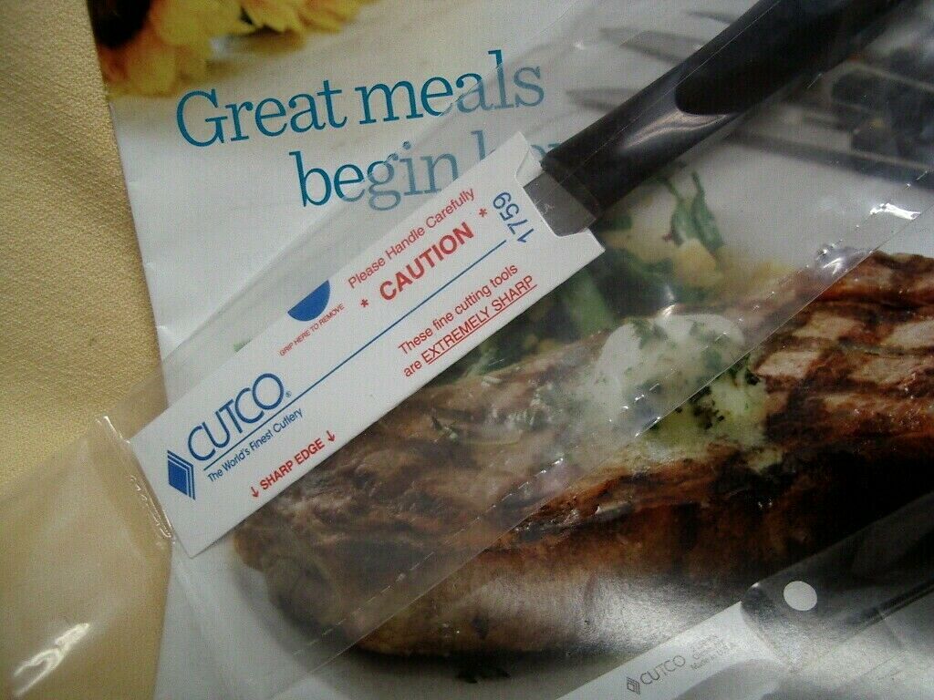 Cutco Table / Steak Knife #1759 KV ~ BRAND NEW SEALED IN PLASTIC! - Fresh Stock Dated January 2026