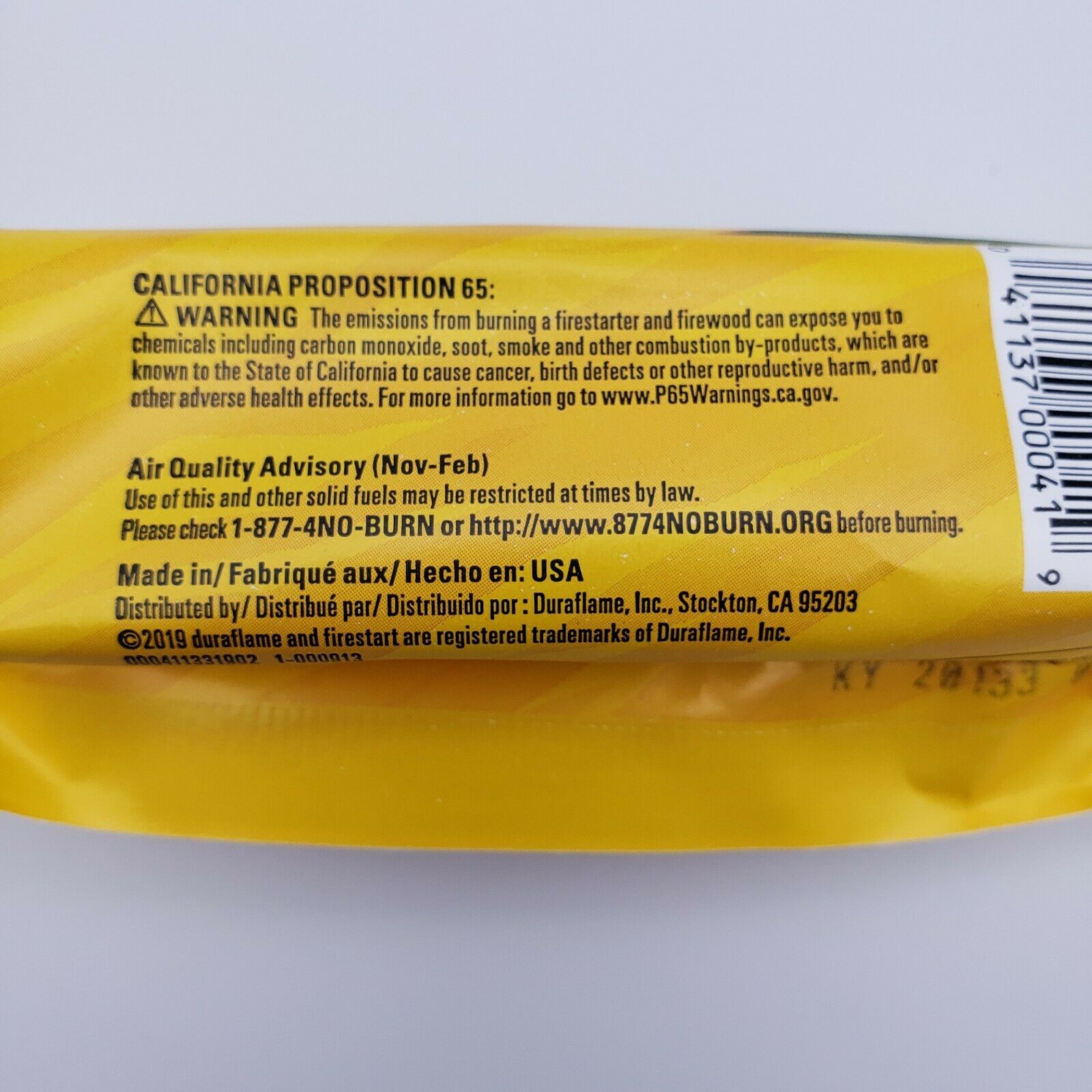 Duraflame Firestart 4.5oz Indoor/ Outdoor Easy Light Fire-starters 2 Packs - Fresh Stock Dated December 2025