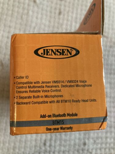 JENSEN BTM15 Bluetooth and audio stream module add on for car stereo. RARE - Fresh Stock Dated December 2025