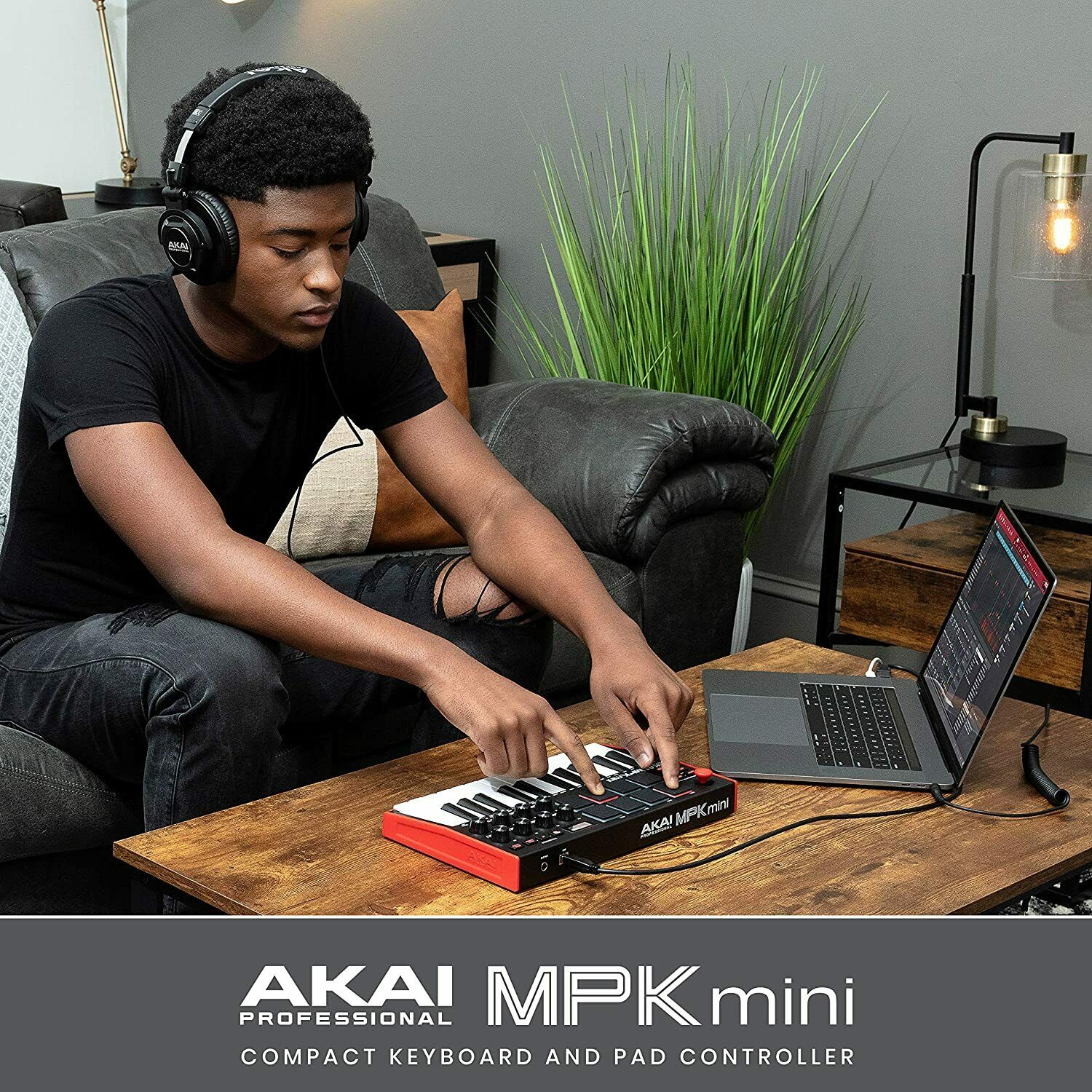Akai Professional MPK Mini MKIII 25-Key MIDI Controller + USB 2.0 Hub & Cable - Fresh Stock Dated December 2025