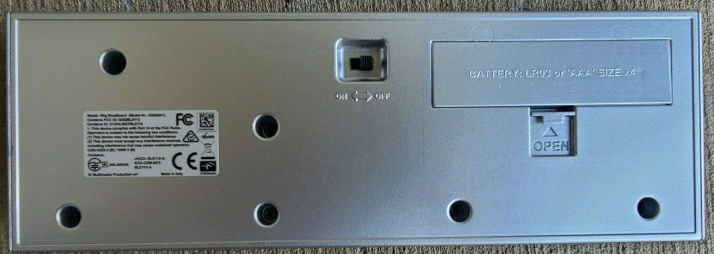 irig blueboard Bluetooth midi for iPad/iPhone Music and Guitar Effects Used - Fresh Stock Dated December 2025