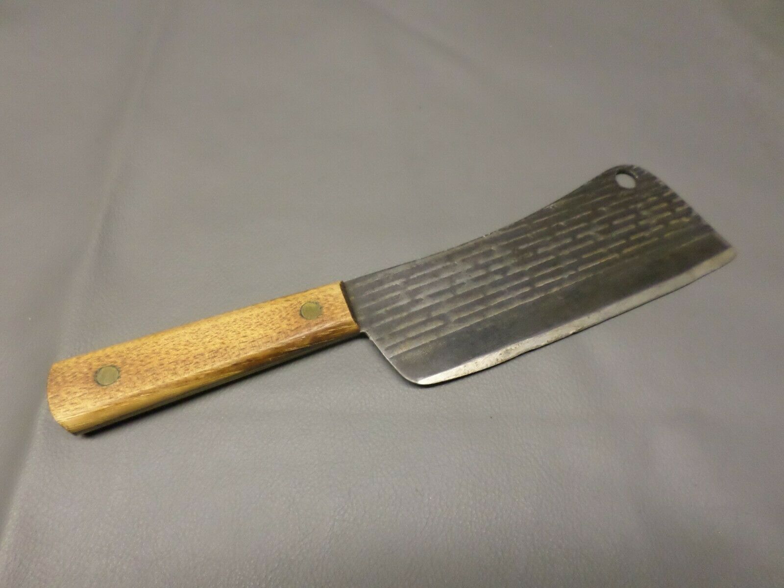 VINTAGE ONTARIO KNIFE CO. TRU - EDGE MEAT CLEAVER - OLD HICKORY - CLEAN - Fresh Stock Dated January 2026
