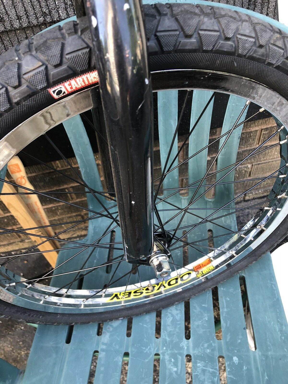 CUSTOM HANDMADE HAND BUILT USA BMX BIKE W/ ODYSSEY WHEELS - Fresh Stock Dated December 2025