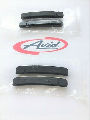 Avid Rim Wrangler V Brake Cartridge Brake Pads (4) New MTN Shimano Compatible - Fresh Stock Dated December 2025