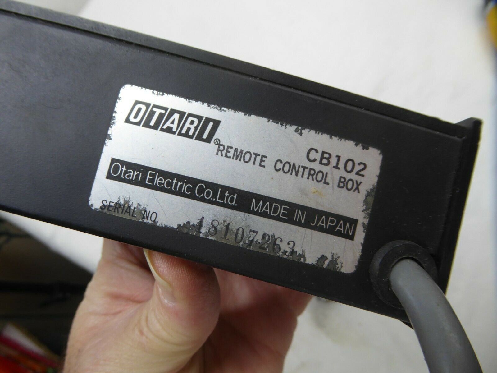 Otari CR-705A remote controller CB102 14ft cable - Fresh Stock Dated December 2025