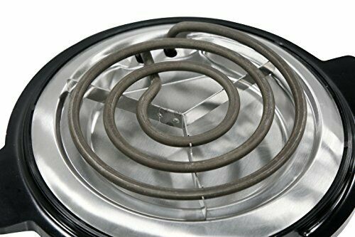 Single Burner Electric Stove Portable Travel Compact Small Hot Plate Dorm - Fresh Stock Dated February 2026