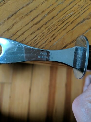 Vintage Case XX 4 Piece Carving Knife Set: Knives, Fork and Storage Tray  Wooden - Fresh Stock Dated January 2026