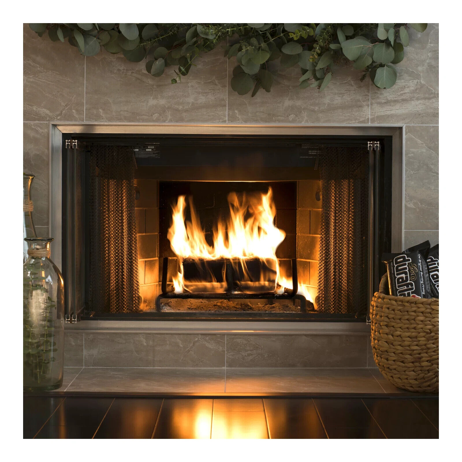 Duraflame Gold Ultra Premium 4.5Lb Firelogs, 6-Pack Case, 3 Hour Burn - Fresh Stock Dated January 2026