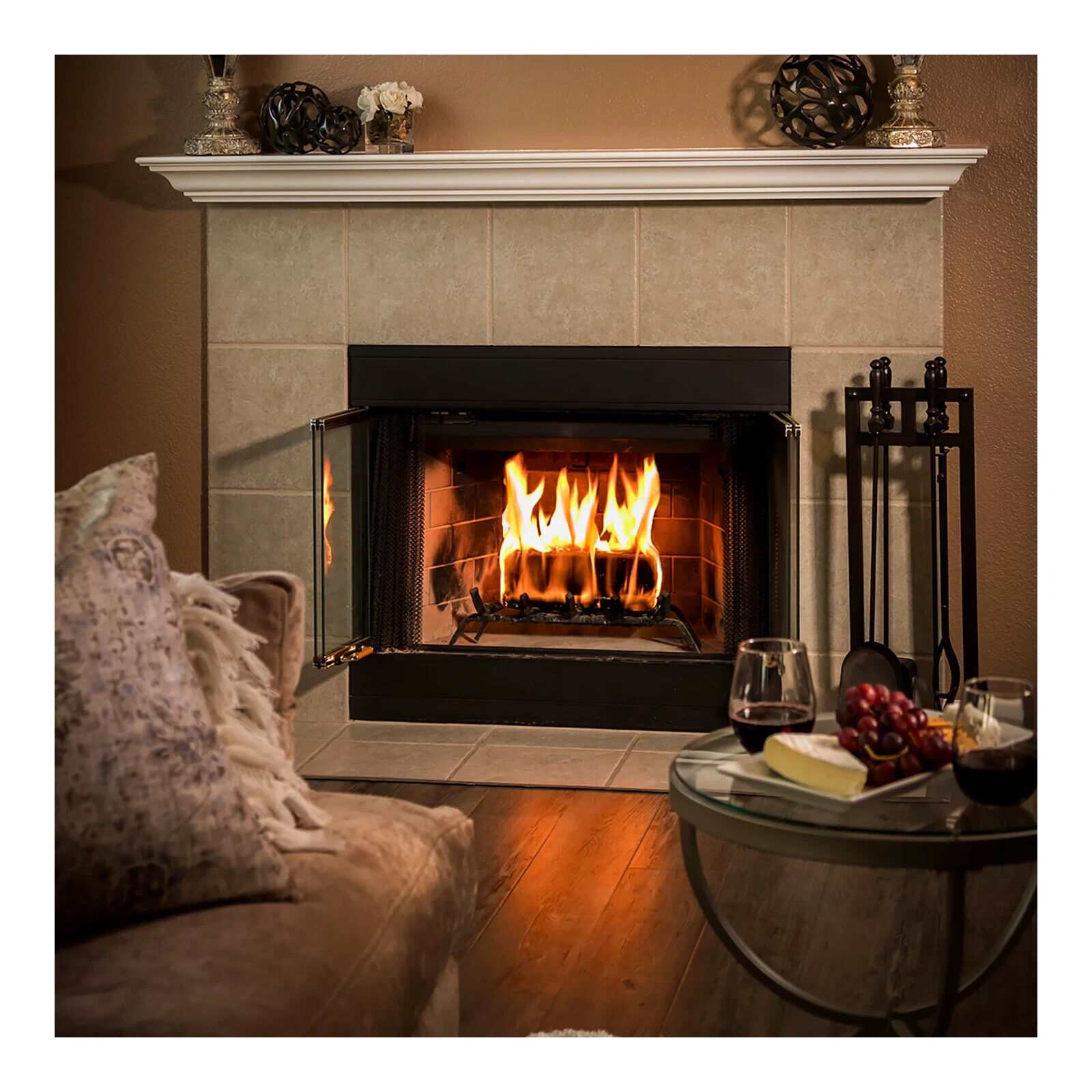 Duraflame Gold Ultra Premium 4.5Lb Firelogs, 6-Pack Case, 3 Hour Burn - Fresh Stock Dated January 2026