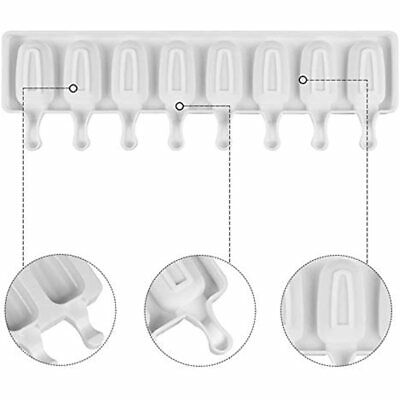 MOTZU Ice Cream Bar Mold, Silicone Pop Popsicle Molds, DIY Maker With 60pcs Non - Fresh Stock Dated February 2026