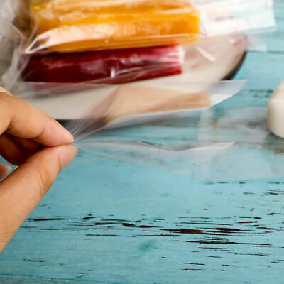100x Plastic Ice Pop Bag Transpare Popsicle Hot Seal Ice Cream Pack Storage Tool - Fresh Stock Dated January 2026