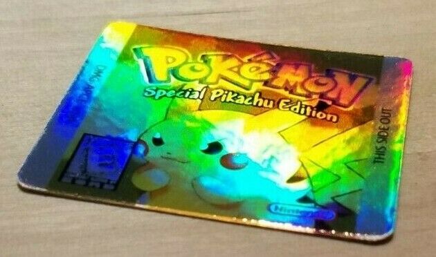 ☆ PRIME DAY SALE ☆1 NINTENDO GAME BOY COLOR POKEMON YELLOW CARTRIDGE HOLO LABEL - Fresh Stock Dated February 2026