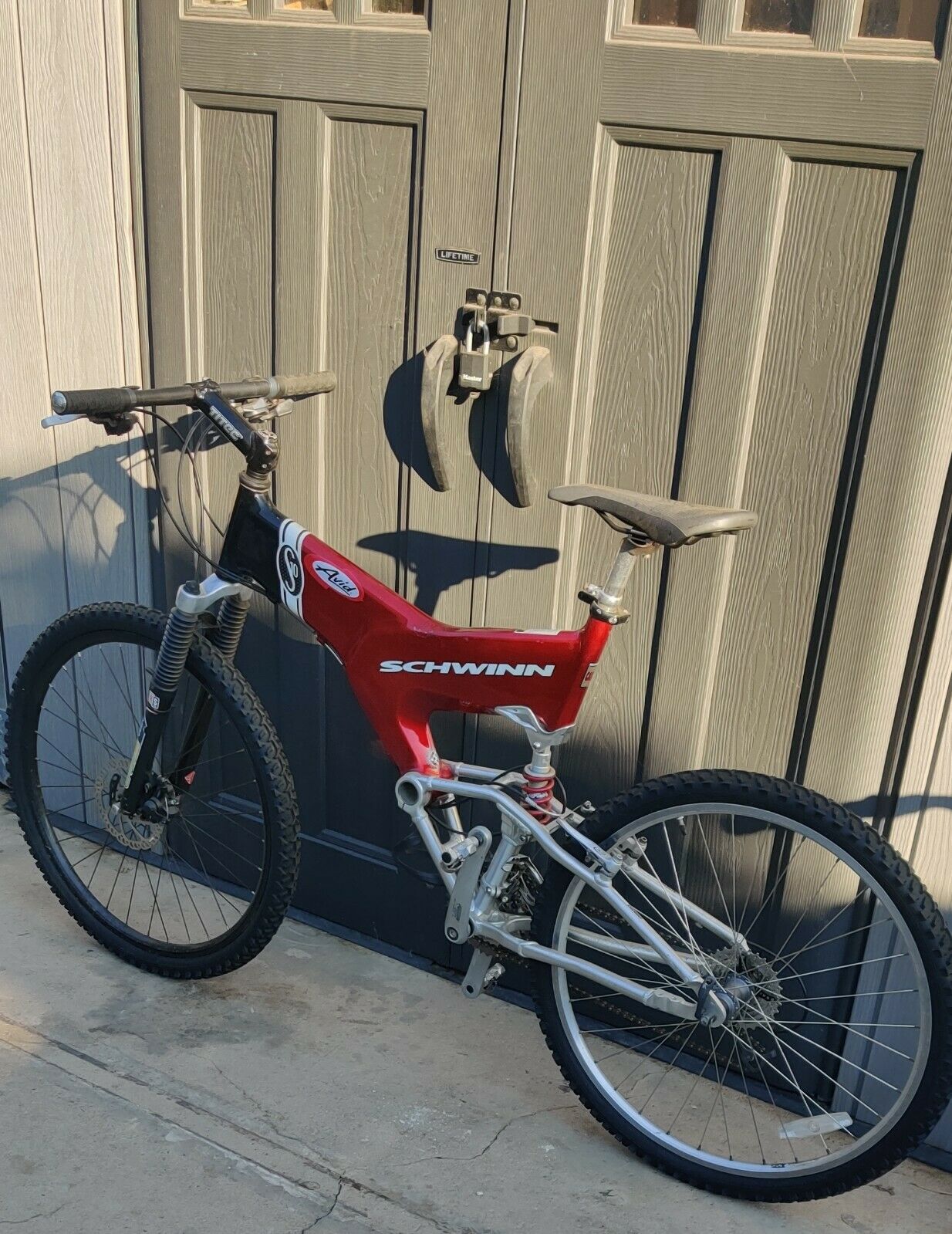 RARE All Original Schwinn S10 Carbon Fiber Full Suspension Sweet Spot Mtn Bike - Fresh Stock Dated December 2025