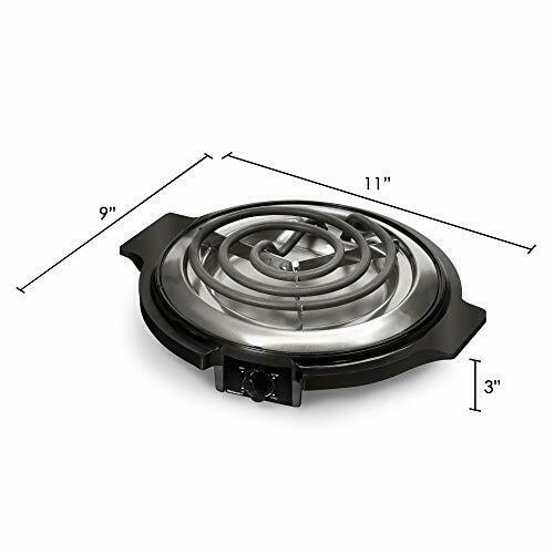 Single Burner Electric Stove Portable Travel Compact Small Hot Plate Dorm - Fresh Stock Dated February 2026