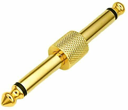 Patch cable Effector plug Shielded cable Connection Pedal Jack Straigh Set of 3 - Fresh Stock Dated December 2025