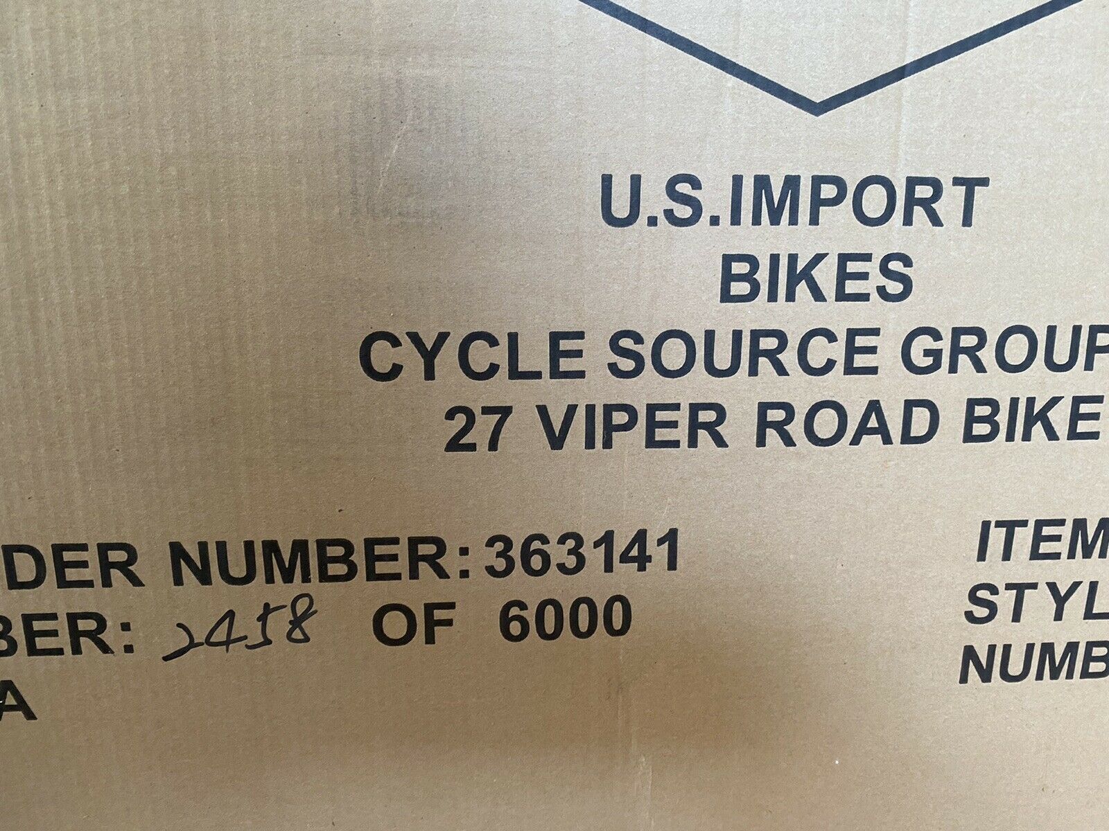Cycle Source MOPAR Dodge Viper 27” Bicycle-New In Unopened Box- RARE!! - Fresh Stock Dated December 2025