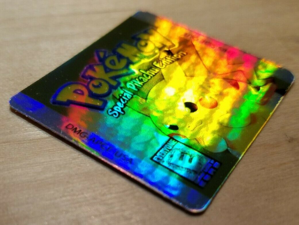 ☆ PRIME DAY SALE ☆1 NINTENDO GAME BOY COLOR POKEMON YELLOW CARTRIDGE HOLO LABEL - Fresh Stock Dated February 2026