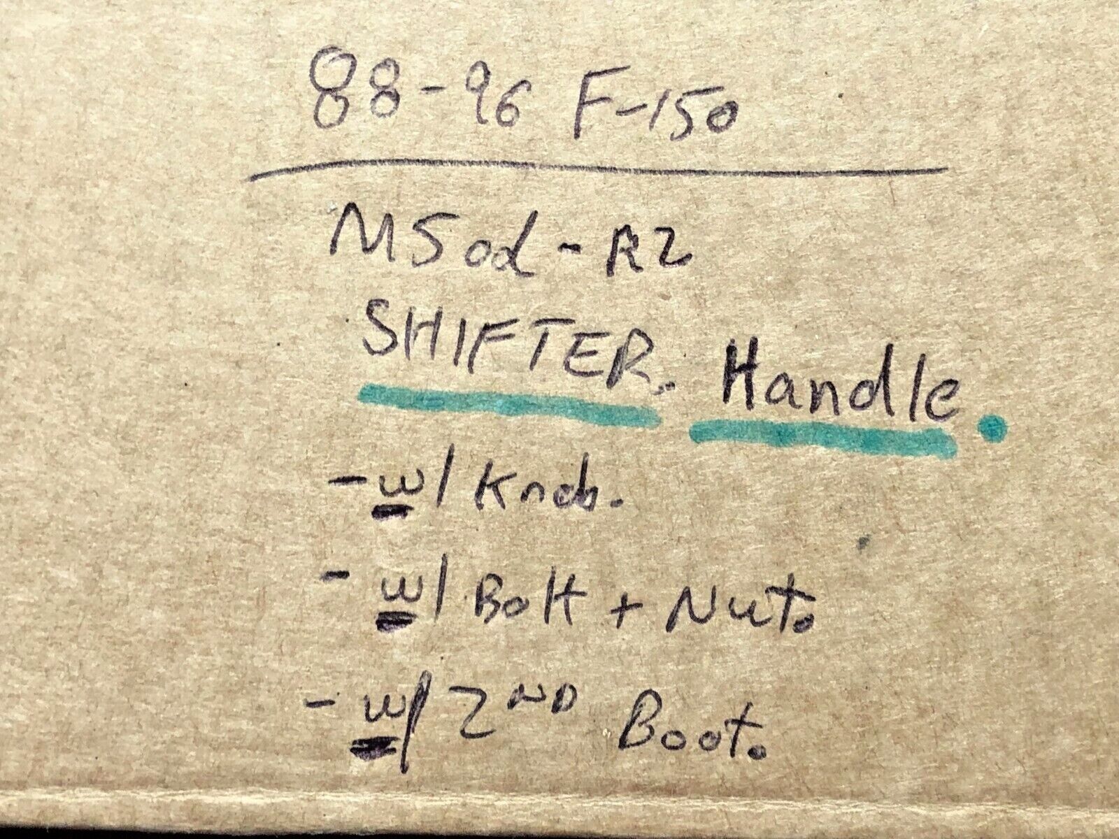 88-96 Ford F-150 5 Speed M5R2 M5OD-R2  SHIFT SHIFTER HANDLE Assembly 2WD 4WD - Fresh Stock Dated January 2026