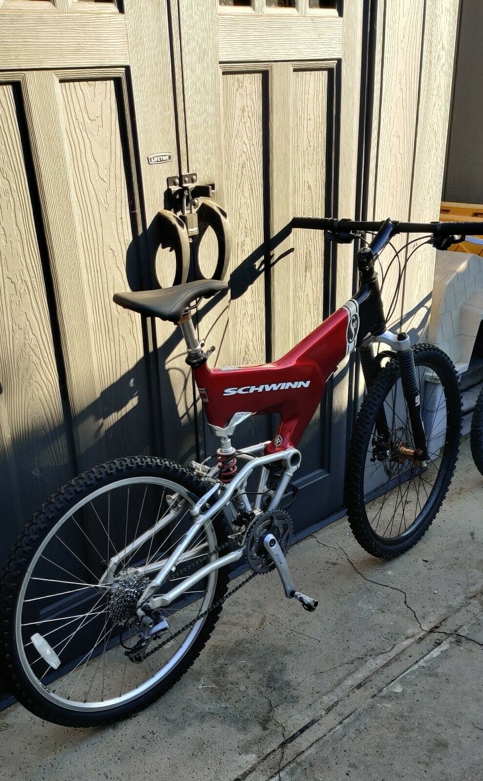 RARE All Original Schwinn S10 Carbon Fiber Full Suspension Sweet Spot Mtn Bike - Fresh Stock Dated December 2025