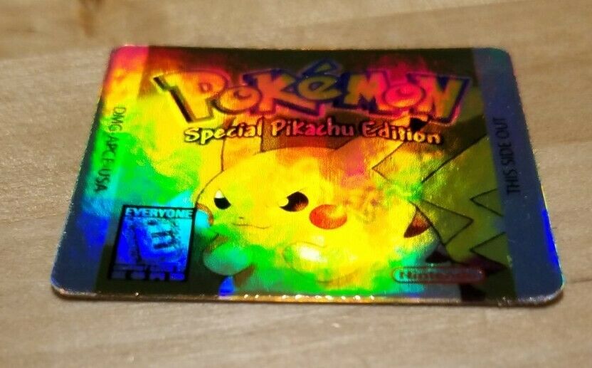 ☆ PRIME DAY SALE ☆1 NINTENDO GAME BOY COLOR POKEMON YELLOW CARTRIDGE HOLO LABEL - Fresh Stock Dated February 2026
