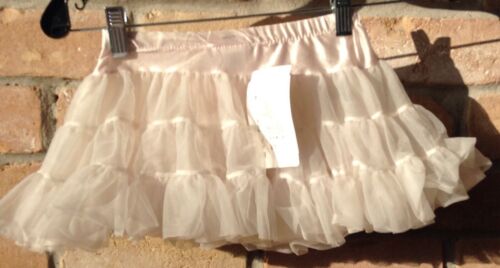 Laura Dare Pale Pink WhitePetticoat Tutu Girls Sz L Play Dress-Up Dance USA Made - Fresh Stock Dated December 2025