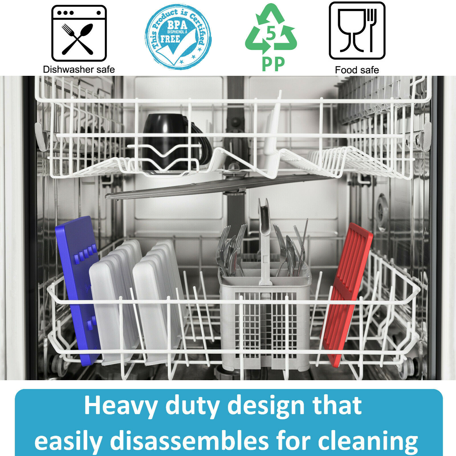 USA BPA FREE Frozen Popsicle Molds, Ice Cream Pop Maker Freezer Tray Fruit Kit - Fresh Stock Dated January 2026