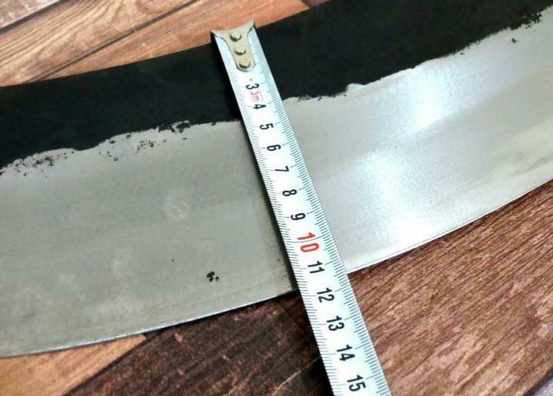 Mincing Knife, Adana Kebap Knife,Meat Knife,Carbon Steel,Leight 50cm-19.69 inc - Fresh Stock Dated January 2026