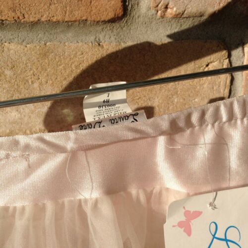 Laura Dare Pale Pink WhitePetticoat Tutu Girls Sz L Play Dress-Up Dance USA Made - Fresh Stock Dated December 2025
