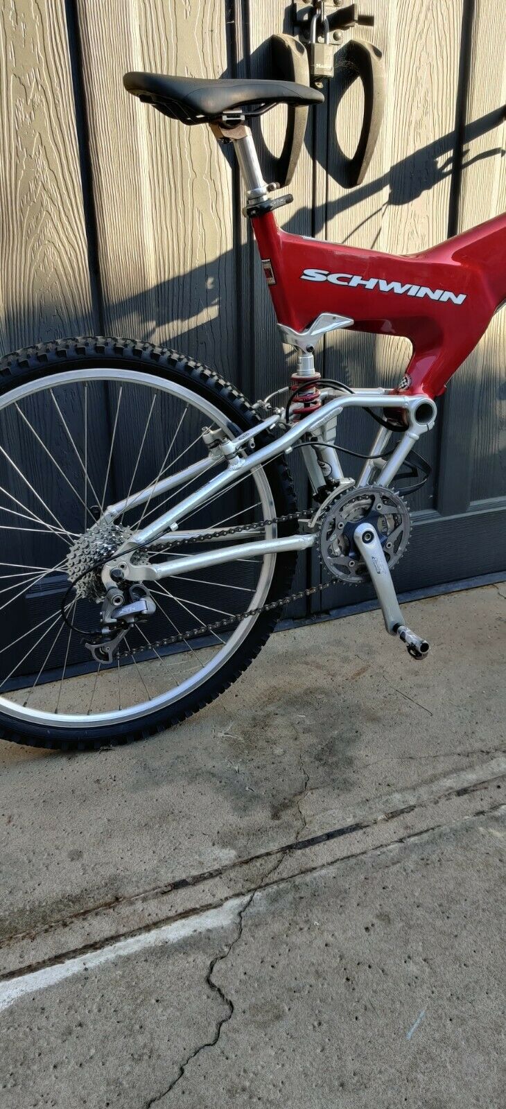 RARE All Original Schwinn S10 Carbon Fiber Full Suspension Sweet Spot Mtn Bike - Fresh Stock Dated December 2025