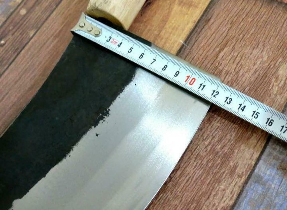 Mincing Knife, Adana Kebap Knife,Meat Knife,Carbon Steel,Leight 50cm-19.69 inc - Fresh Stock Dated January 2026