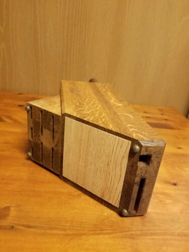 Vintage USA Chicago Cutlery 9 Pc. Piece Knife Set With Sharpener & Block - Fresh Stock Dated January 2026