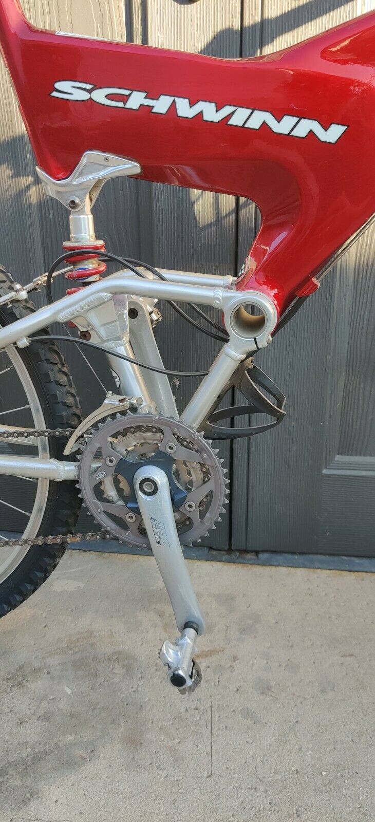 RARE All Original Schwinn S10 Carbon Fiber Full Suspension Sweet Spot Mtn Bike - Fresh Stock Dated December 2025