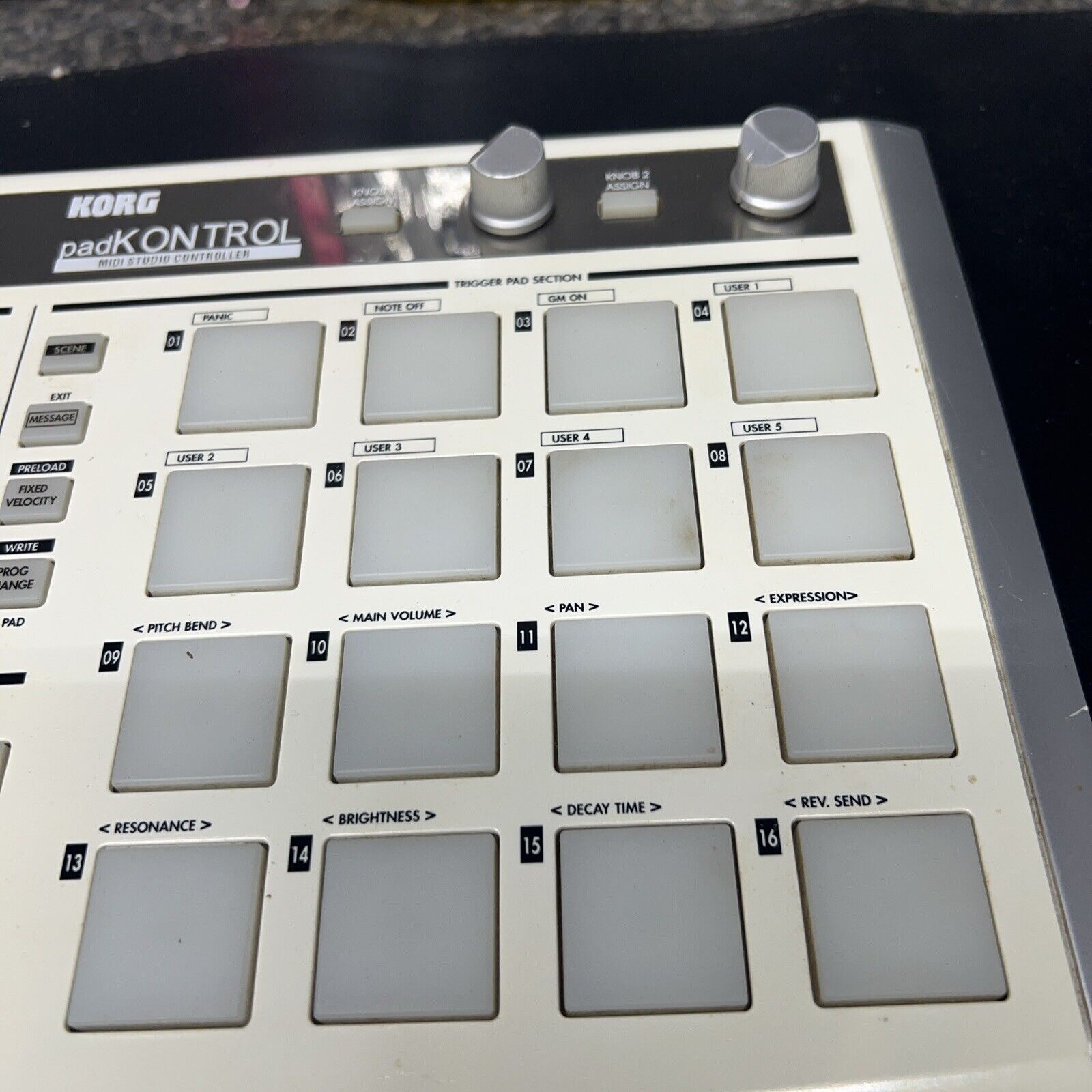 Korg PadKontrol MIDI Studio Controller KPC-1 Missing Power Cord Untested. - Fresh Stock Dated December 2025