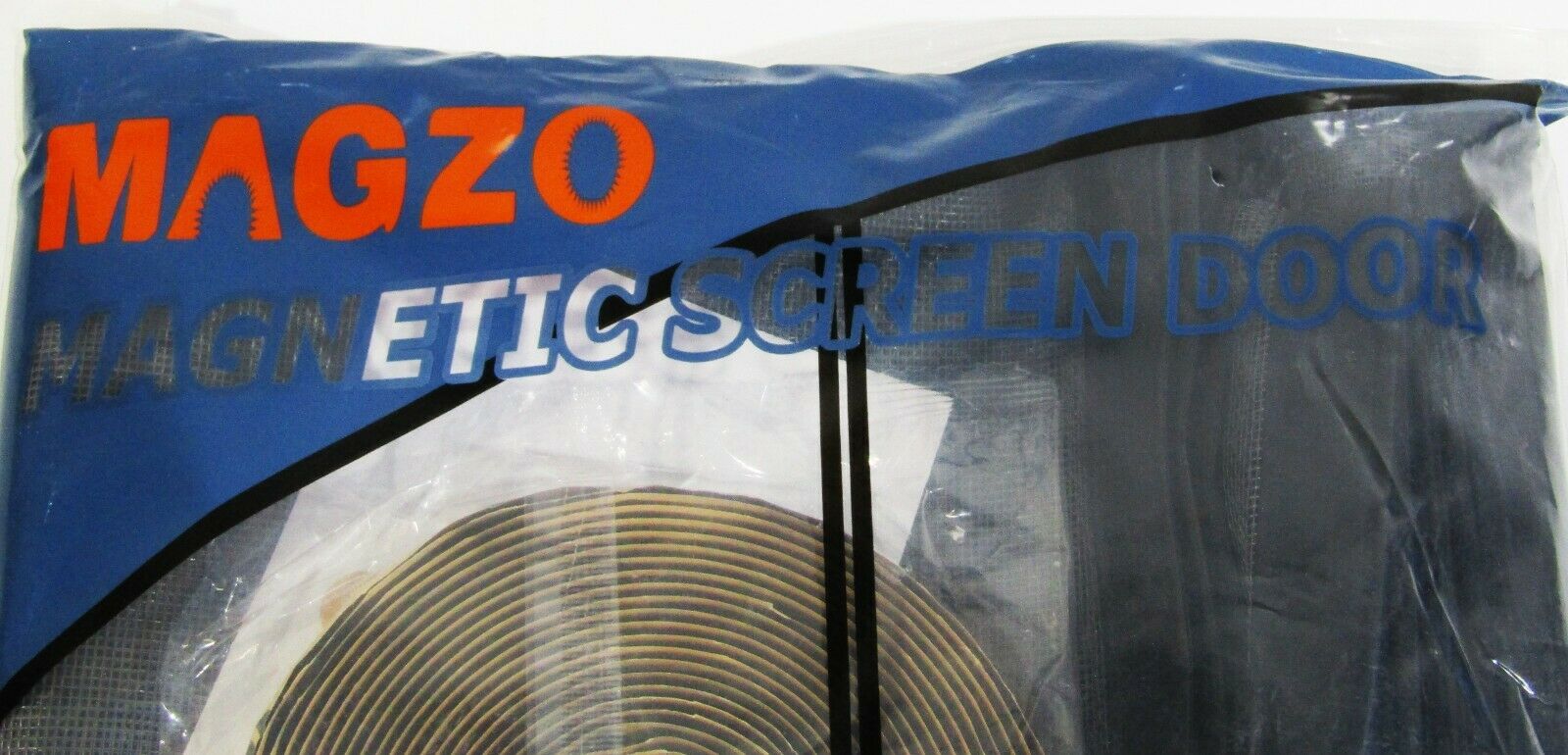 Magzo Gray Magnetic Screen Door, Reinforced Fiberglass Mesh 38