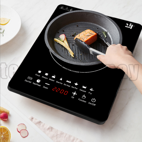 2200W Portable Induction Cooktop Countertop Single Cooker Burner Stove Hot Plate - Fresh Stock Dated January 2026