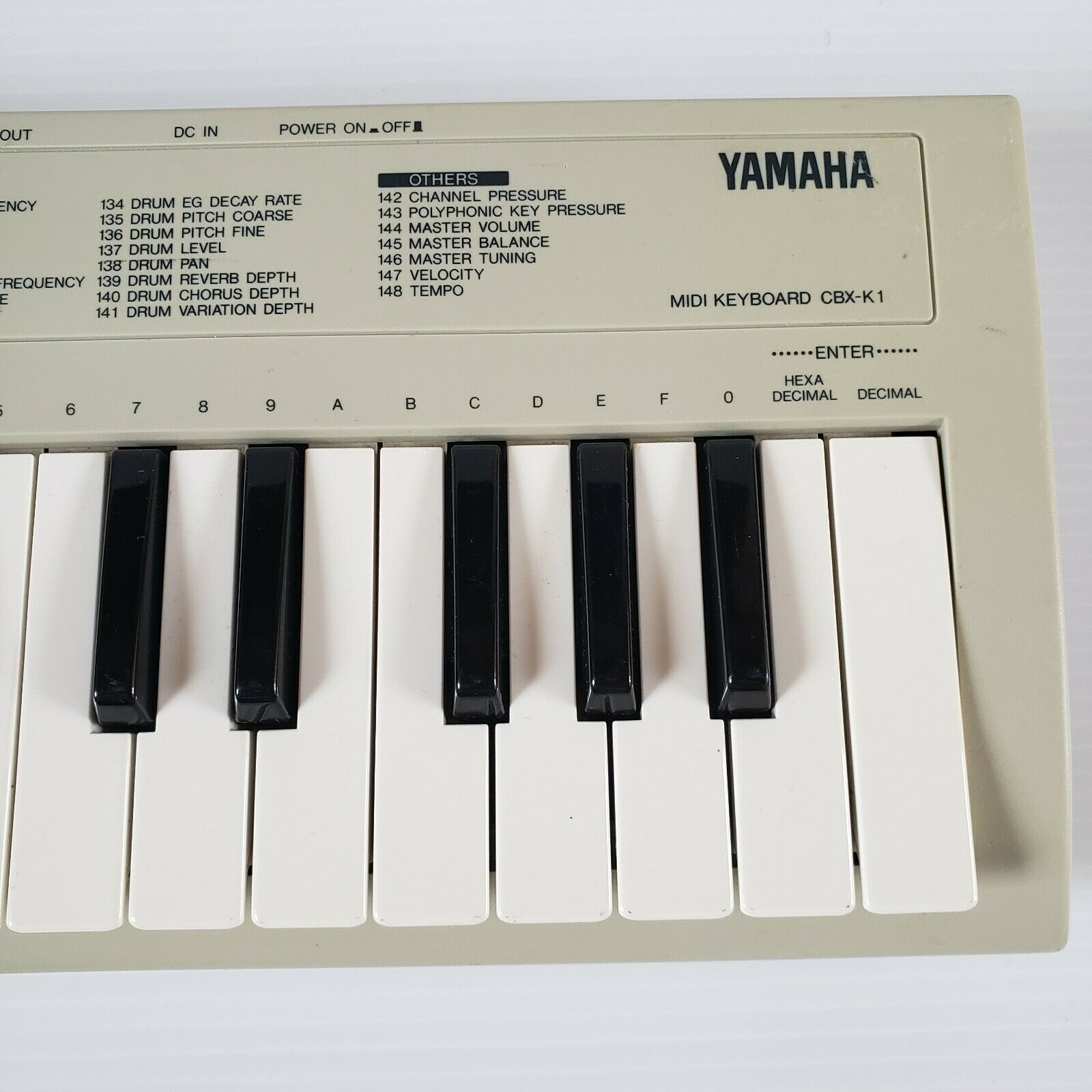 YAMAHA CBX-K1 37Key Mini MIDI Keyboard Controller Japan - Fresh Stock Dated December 2025