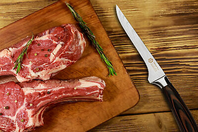 Kessaku 6-Inch Boning Knife - Samurai Series - High Carbon 7Cr17MoV Steel - Fresh Stock Dated January 2026