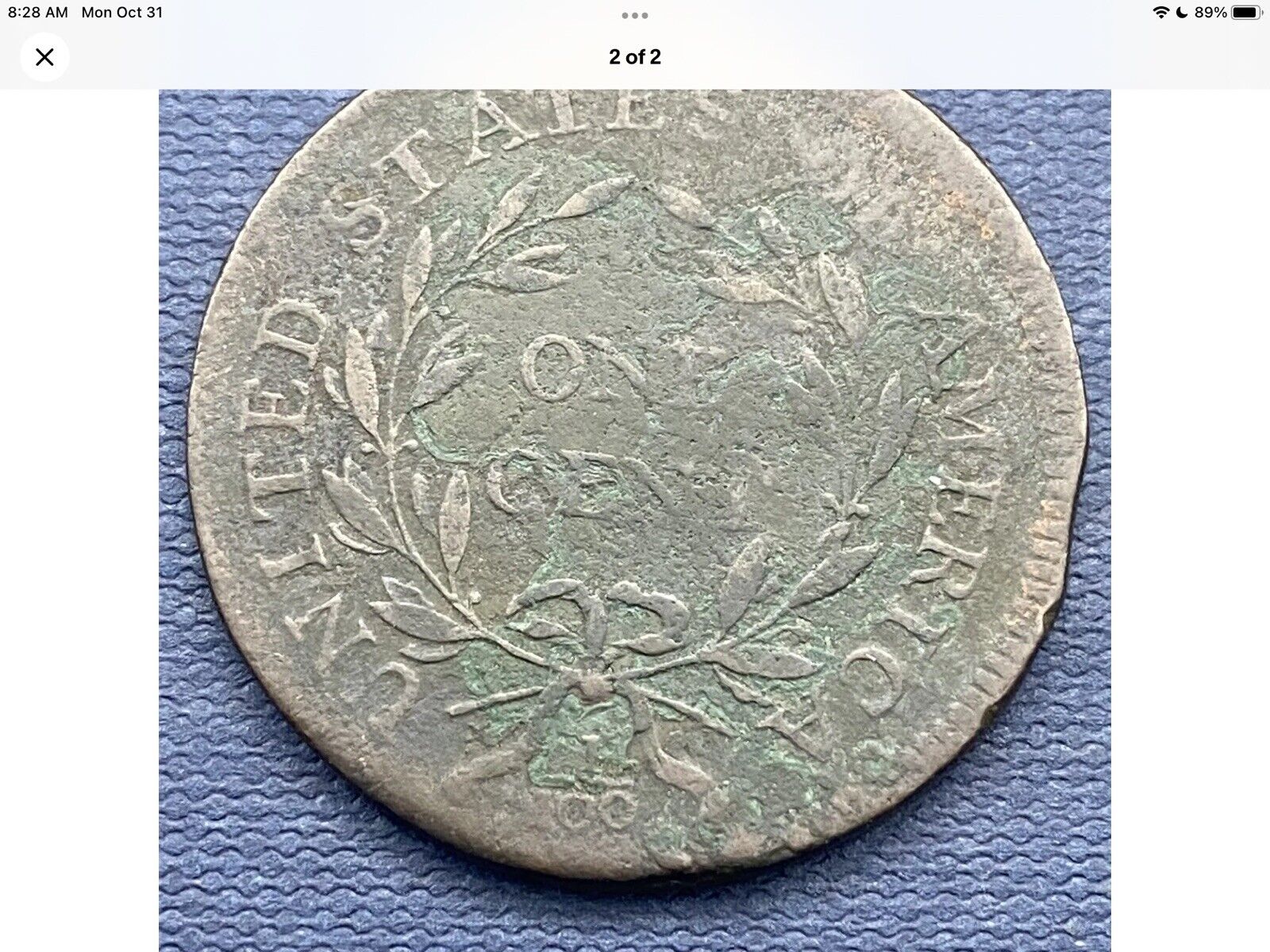 1796 Large Cent Liberty Cap - Fresh Stock Dated December 2025