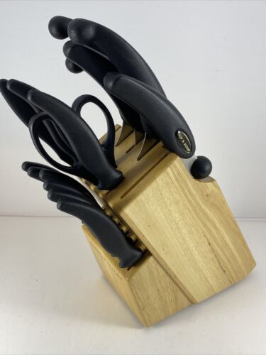MIRACLE BLADE III Knife Set with Block - 15 Pieces - Stainless Steel - Fresh Stock Dated January 2026