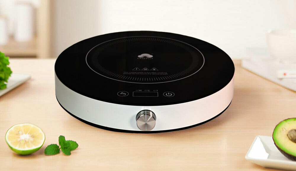 1800W Induction Cooktop Portable Countertop Single Cooker Burner Stove Hot Plate - Fresh Stock Dated February 2026