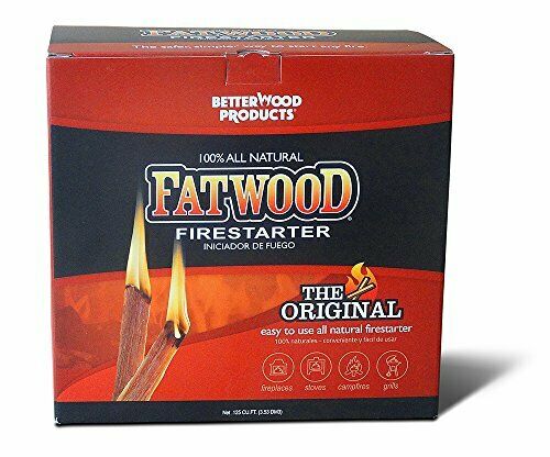 Fatwood Firestarter Box, 5-Pounds - Fresh Stock Dated January 2026