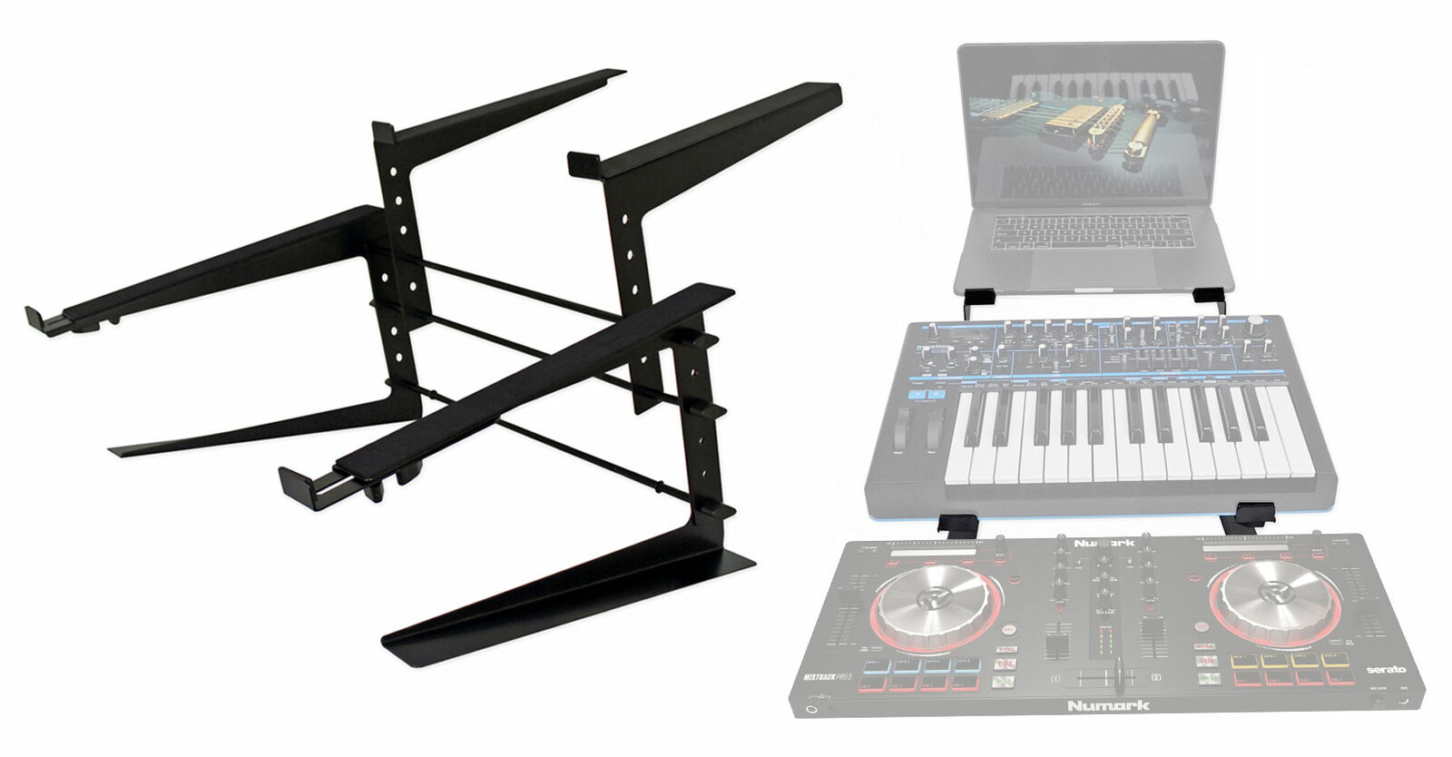 Samson Graphite M25 25-Key USB MIDI Keyboard Controller+Dual Shelf Studio Stand - Fresh Stock Dated December 2025