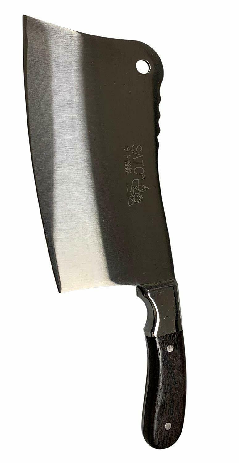 Sato Forged Heavy-Duty Meat Cleaver Butcher Knife (Bone Chopper), 8
