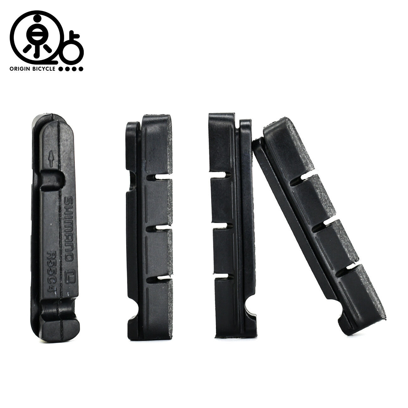 2Pair SHIMANO R55C4 DURACE ULTEGRA 105 ROAD BIKE BRAKE PADS Aluminum Rim - Fresh Stock Dated December 2025