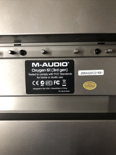 M-AUDIO OXYGEN 61 (3rd GEN) - Fresh Stock Dated December 2025