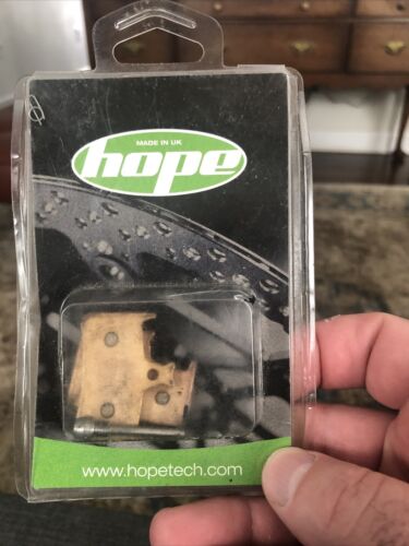 Two Pairs of Hope mono m4  / E4 2013 Brake Pads, Sintered (total of 4) - Fresh Stock Dated December 2025