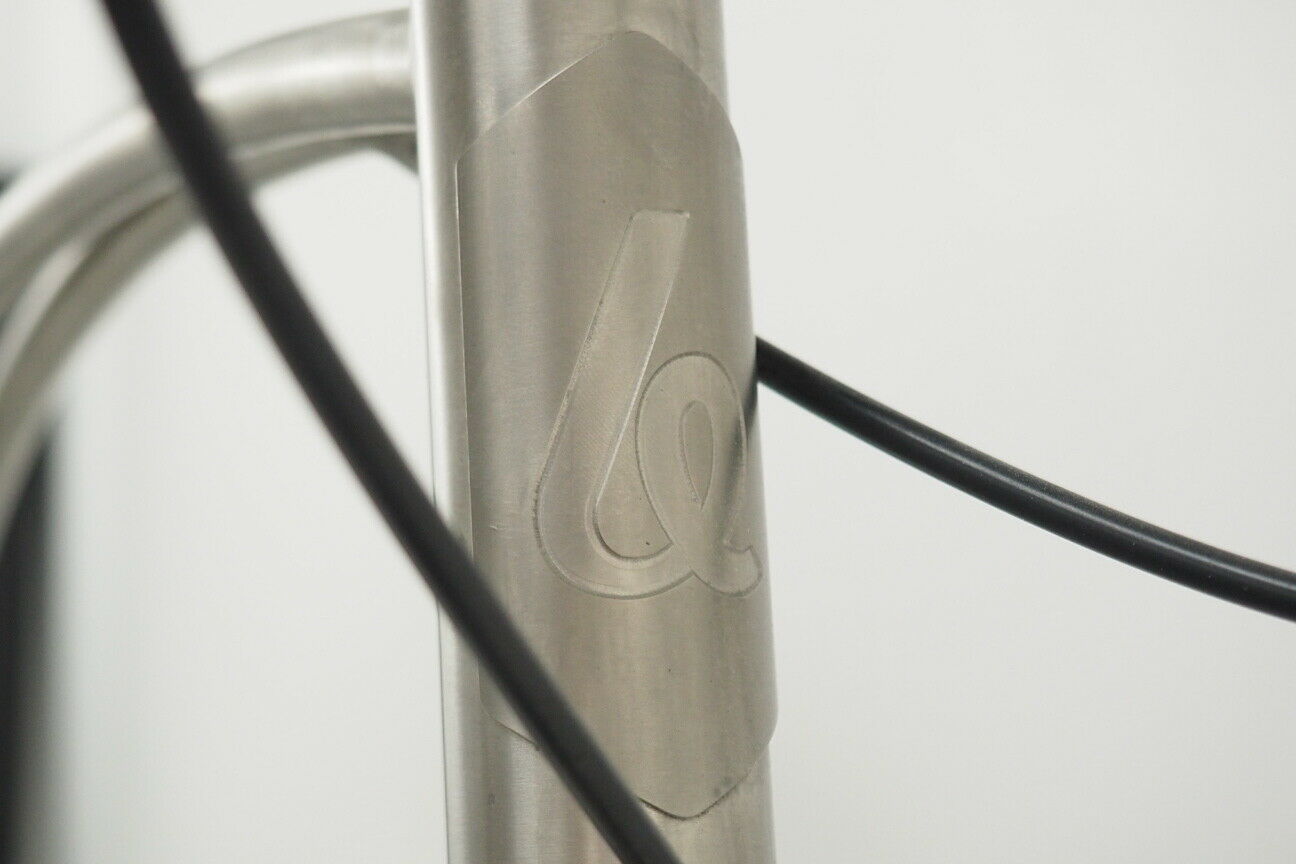 2018 Budnitz No.1 Titanium Road Bicycle Size Large Silver Belt Drive Disc Brake - Fresh Stock Dated December 2025